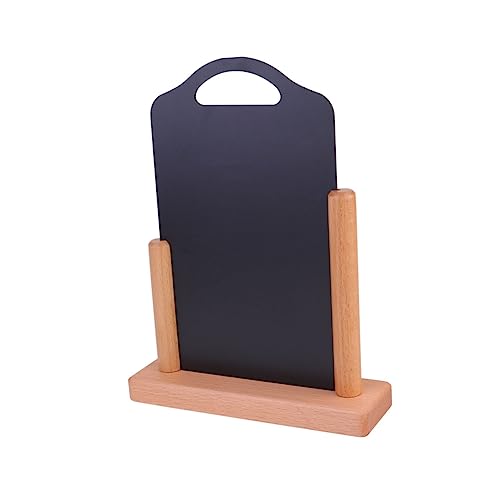 DIYEAH Mini-Tafeln Mini-Tafelschilder halbkreisförmige Nachricht kleines Tafelschild Staffelei Tafel kleine Buffettafeln write board hochformat black board Zeichen löschbare Tafel Bambus von DIYEAH