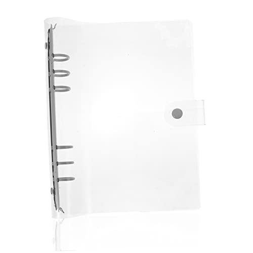 DIYEAH PVC-Kontobuch büromaterial bürozubehör the notebook book Ringbuch Notizbuch kugelbinder Fallensteller Schlüsselringe Tür Bindemittel schützt Buchbinderringe Aluminiumlegierung Weiß von DIYEAH