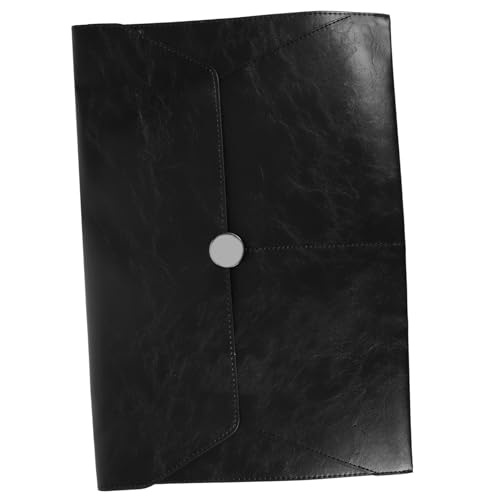 DIYEAH Portfolio-ordner A4 Portfolio-fall Organisation Dateien Dateiordner-organizer Tasche Geschäft Dokumentieren Multi Geldorganisator Organizer-ordner Halter Mehrere Leder Black von DIYEAH