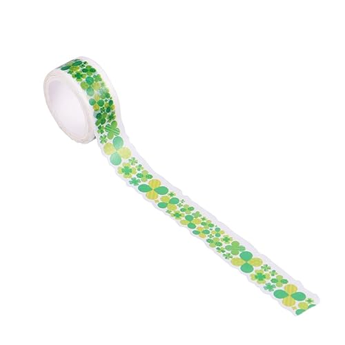 DIYEAH Satz schöner Papierstreifen scrapbooking zubehör geschenkband geschenkpaket ideas papierklebeband abklebeband Planer-Papierband papierklebebänder selber machen Green von DIYEAH