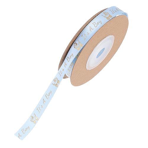 DIYEAH Schleife geschenkband seidenband ribbon Dekorationsband schienbeinschoner tape Bänder zum Verpacken von Geschenken kopfschmuck machen bänder Blumenverpackungsband Polyester Blue von DIYEAH