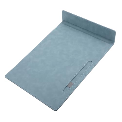 DIYEAH Schreibblock Clip Zwischenablage Schreiben Praktisches Akten-klemmbrett Büroklammer Büro-klemmbrett Mini-zwischenablage Papier Mini-klemmbrett Zwischenablage-ordner Planke Blue Pu von DIYEAH