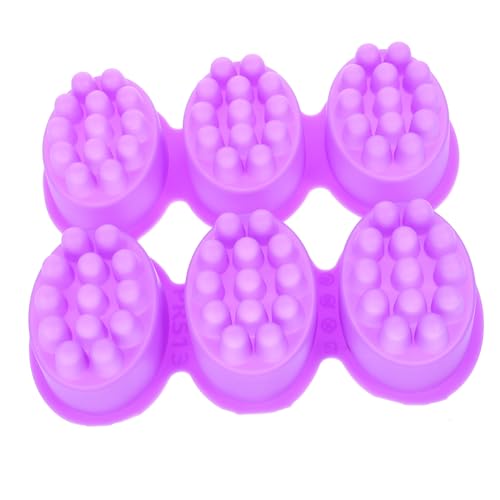 DIYEAH Seifenform seifengießform soap mold - zur Seifenherstellung Bausatz Muffinförmchen Schimmel Seifenschalen DIY Bastelwerkzeug Seifenmassageform Kieselgel von DIYEAH