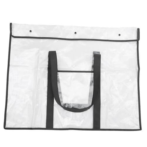 DIYEAH Skizzenblock-tasche Extra Veranstalter Organizer Für Die Aufbewahrung Von Papiertüten Würfel Malbrett Tasche Taschenhalter Große Plakate Pinnwandtasche Pvc Black von DIYEAH