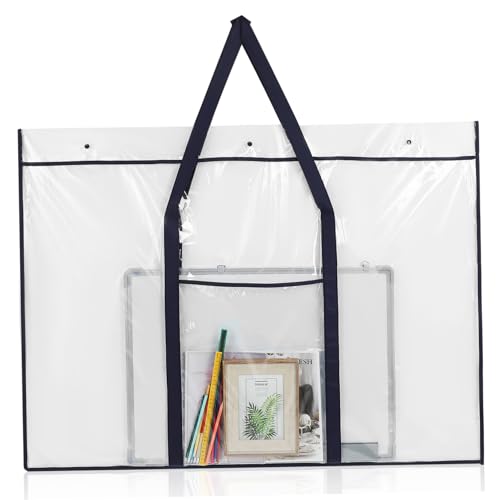 DIYEAH Skizzenblock-tasche Plakathalter Kunst-portfolio-tasche Kunst Aufbewahrung Ordner Für Kunstwerke Papiertüte Bemalen Künstler, Der Träger Hält Kunst-portfolio-fall Kunsttasche Vlies von DIYEAH