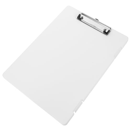 DIYEAH Speicherschreibplatine Schreibpads Office Dokument Clips Office Clipboard Office Clip Boards Clipboard Ordner Clipboard Datei Ordner Papier Clips Datei Ordner Clipboard White Pp von DIYEAH