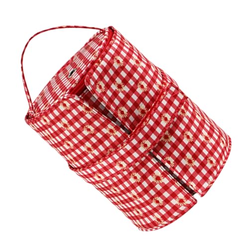 DIYEAH Strickset stricknadeln etui gewebesäcke verbandstasche braided bag knitting bag Häkelset für Anfänger gestrickte Tasche Häkelnadeln gehäkelte Tasche Tragetasche zum Nähen Polyester von DIYEAH