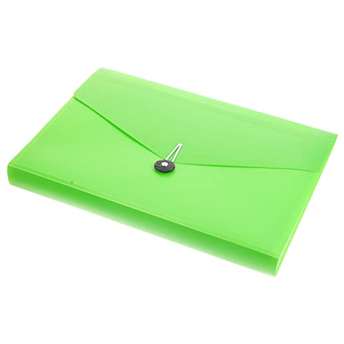 DIYEAH Test papier Clip Orgel tasche Dateiorganisator Dokumentenmappen erweiterbare Ordner aufbewahrungstasche storage boxes Dokumentenhalter aus Papier Aktentasche zur Aufbewahrung Green von DIYEAH