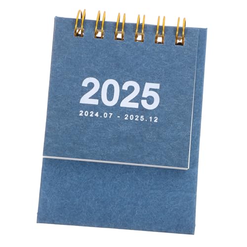 DIYEAH Tischkalender 2025 Staffelei Kalender Mini-Tischkalender Taschenkalender kleiner Schreibtisch schreibtischkalender Desktop-Kalender Bürokalender akademischer Tischkalender Papier von DIYEAH