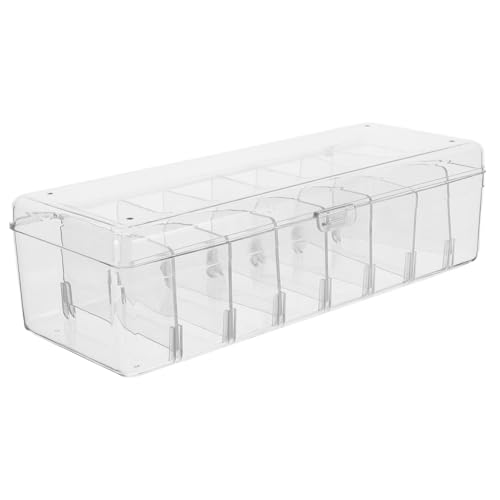 DIYEAH Transparente Aufbewahrungsbox Karten Organizer Hülle Karteikarten Hülle Visitenkartenhalter Kartenordner Organizer Ladekabel Organizer Desktop Organizer Notizkarten Organizer Das von DIYEAH