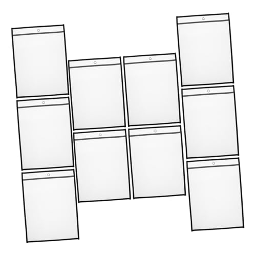 DIYEAH Transparente Dokumentenschutzhüllen Wiederverwendbare PET Hüllen Für Praktische Datei Organizer Und Schutz Für Dokumente Ideal Für Scrapbooking Und Bürobedarf von DIYEAH