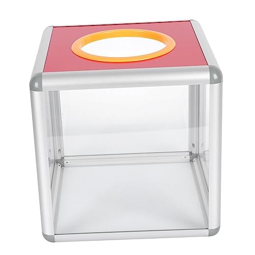 DIYEAH Transparente Tombola Box Aus Mit Schlitz Mittelgroße Verlosungsbox Für Papierlotterien Und Gewinnspiele 25CM Praktische Und Stilvolle Draw Box Für Events von DIYEAH