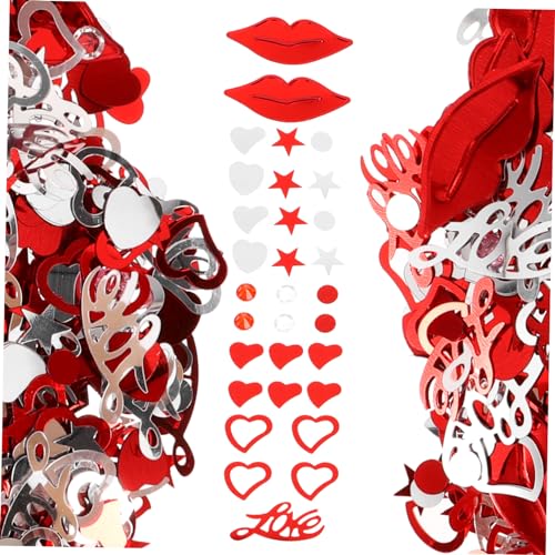 DIYEAH Valentinstag Konfetti Romantische Hochzeitsdekoration Rotes Lippen Love Konfetti für Hochzeiten und Jahrestage Einfach zu Verstreuen und Kreativ Einsetzbar DIYEAH Valentinstag Konfetti Romantische Hochzeitsdekoration Rotes Lippen Love Konfetti für Hochzeiten und Jahrestage Einfach zu Verstreuen und Kreativ Einsetzbar von DIYEAH