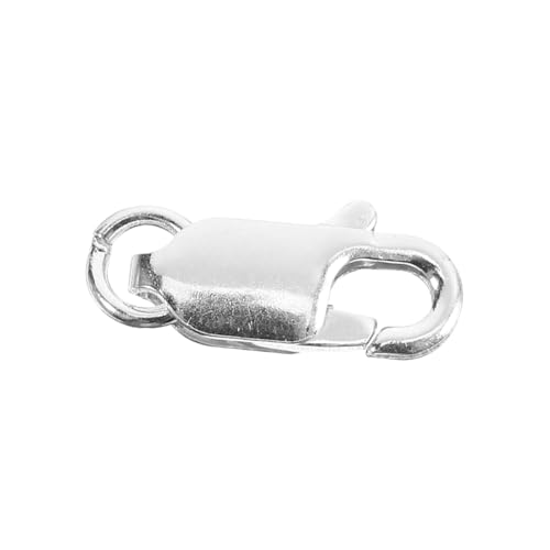 DIYEAH Verbindungsschnalle Hummerschere Silberner Karabinerverschluss Schmuck Verschluss Halskettenverschlüsse Karabinerverschluss Für Armbänder Karabinerverschlüsse Silver Silber- von DIYEAH