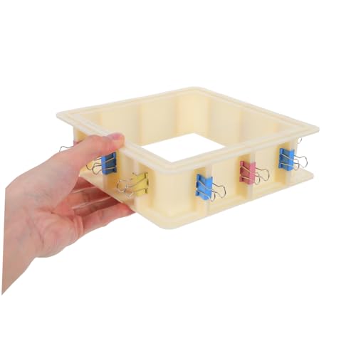 DIYEAH Verstellbarer Silikon Mold Rahmen Robustem Kunststoff Auslaufsicheres Diy Formgehäuse für Harzgießen Kerzen und Seifenherstellung Abnehmbar Vielseitig für Heim und DIYEAH Verstellbarer Silikon Mold Rahmen Robustem Kunststoff Auslaufsicheres Diy Formgehäuse für Harzgießen Kerzen und Seifenherstellung Abnehmbar Vielseitig für Heim und von DIYEAH