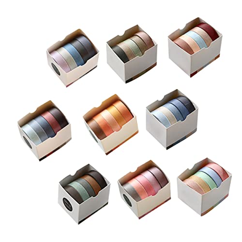 DIYEAH Washi-tape-set mit Herbstblättern 45 Rollen Geschenkband für Bastelarbeiten Heimdekoration von DIYEAH