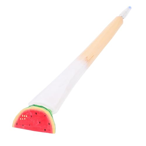 DIYEAH Wassermelonenstift Elektrolüfter Pool-Queue Kugelschreiber Büroversorgungsstiftrahmen Teile-Fan Wassermelonen Stift Gelstift für Fun Cartoon Stifte Gelstifte für Holz von DIYEAH