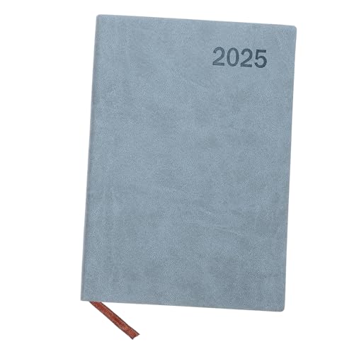 DIYEAH Zeitplan 2025 Planer Zeitschrift Hausaufgabenplaner Agenda Notizblock Monatsplaner 2025 Agendaplaner Fünf Zeitplan-notizbuch Schreibtischplaner Budget Terminplaner 2025 Papier Blue von DIYEAH