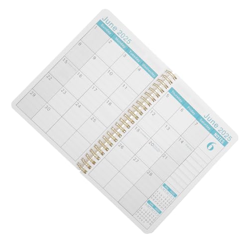 DIYEAH Zeitplanbuch Planer Agenda Notizbuch Budget Kalender Liste Wöchentlich Notizblock Zu Tun Notizbücher Studenten Schreiben Notizblock Spiralblock Notebook-büro Stundenplan Papier von DIYEAH