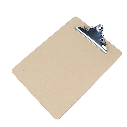 DIYEAH Zwischenablage-Ordner Low-Profile-Zwischenablage Klemmbretter aus Holz a5 Zwischenablage Clipboard-Clips A4-Klemmbrett Hölzern von DIYEAH