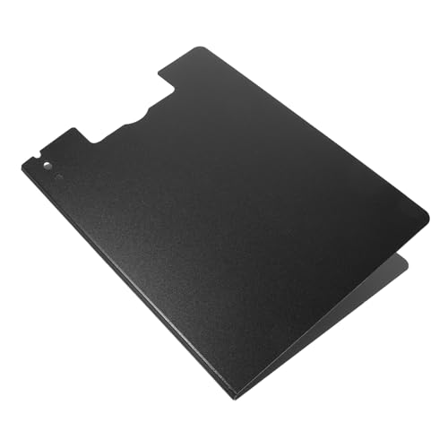 DIYEAH a4 Ordner Dokumentenklammer Bleistiftskizze Zwischenablage Clip zur Dokumentenaufbewahrung tragbares Klemmbrett Konferenz-Schreibtafel Klemmbretter Büro-Schreibgerät PVC Black von DIYEAH