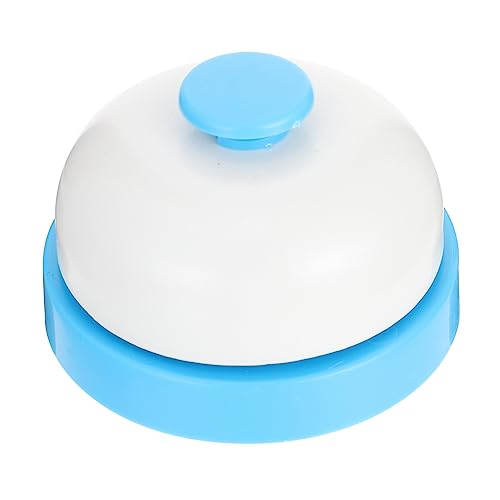 DIYEAH läute die Glocke handglocke rezeptionsklingel Empfangsglocke Kinderspielzeugglocke Haustierglocke Berufung Aufträge Planke Kundenbedienung Glocke Tischklingel Rostfreier Stahl Blue von DIYEAH