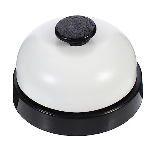 DIYEAH läute die Glocke tischglocke handglocke rezeptionsklingel Haustierglocke Geschenkidee Dienstglocken Kundenbedienung Glocke Restaurantrufklingel Glocke beantworten Plastik Black von DIYEAH