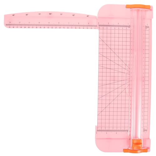 DIYEAH paper cutter papierschneidemaschine A4-Papierschneider Papierschneider für das Klassenzimmer bastelpapier Packpapier Trimmer für Papier Mini manueller Papierschneider Metall von DIYEAH