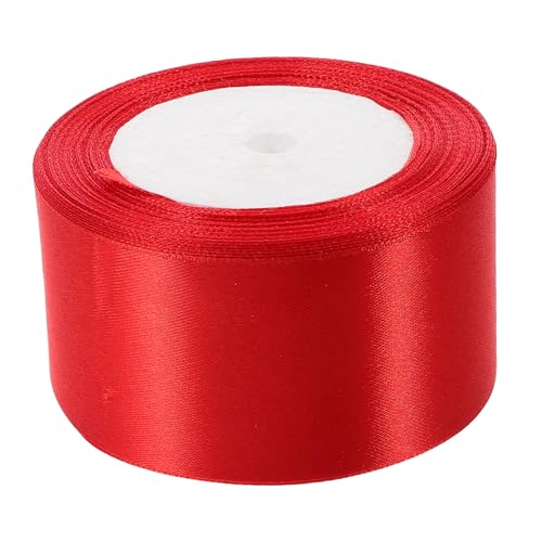 DIYEAH rotes Band geschenkverpackung geschenkband Rotes Schleifenband Bänder für Hochzeit Dekoband Hochzeit kastanienbraunes Band Bulk-Band dickes Band Netz für Kränze Zierband Polyester von DIYEAH