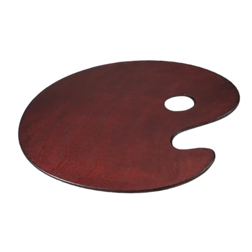 Holzpalette Holz Künstler Wasserfarbenpalette Pigmentmischplatten Farbmischpalette multifunktionale Pigmentschalen Mischtabletts für Aquarellpigmente Coffee DIYEAH von DIYEAH