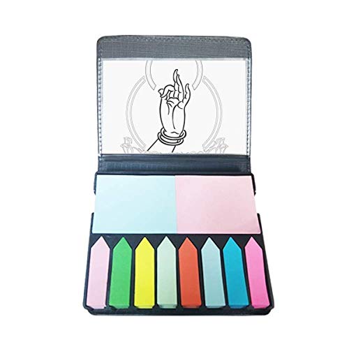 Buddhism Hand Lotus Simple Pattern Self Stick Note Color Page Marker Box von DIYthinker