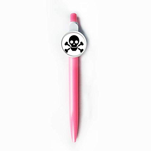 DIYthinker Dangerous Chemical Frightful Circle Symbol Retractable Kugelschreiber Roller Ball Pen Blue von DIYthinker