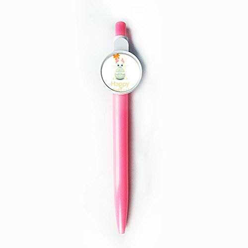 DIYthinker Frohe Ostern Religion Festival Egg Bow Retractable Kugelschreiber Roller Ball Pen Blue von DIYthinker