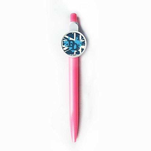 DIYthinker Graffiti Street Blue Denim Division Pattern Retractable Kugelschreiber Roller Ball Pen Blue von DIYthinker