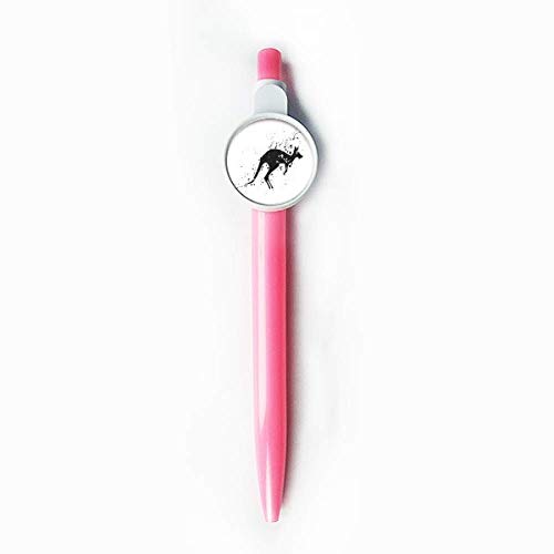 DIYthinker Mexican Kangaroo Simple Black And White Retractable Kugelschreiber Roller Ball Pen Blue von DIYthinker