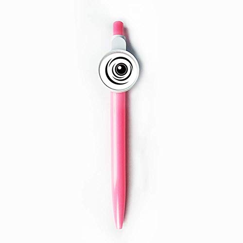 DIYthinker Vector Eye Decoration Pattern Black Retractable Kugelschreiber Roller Ball Pen Blue von DIYthinker