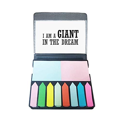 "I Am A Giant in The Dream", selbstklebende Notizen, farbige Seitenmarkierungsbox von DIYthinker