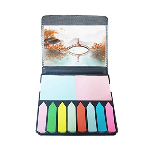 Jincheng Herbst-chinesischer Stil, Aquarell, selbstklebend, Notizen, Farbe, Seitenmarkierungsbox von DIYthinker