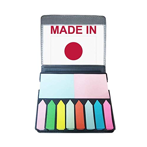 Made in Japan Country Love, selbstklebende Notizzettel, farbige Seitenmarkierungsbox von DIYthinker