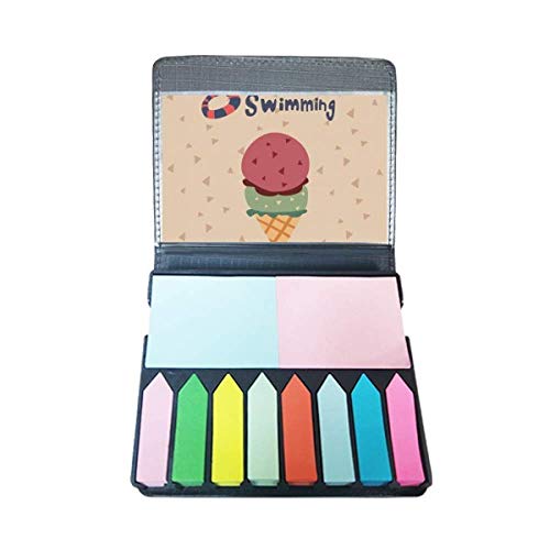 Summer Swimming Boje Sweet Ice Cream Selbstklebende Notizzettel Farbe Seitenmarkierungsbox von DIYthinker