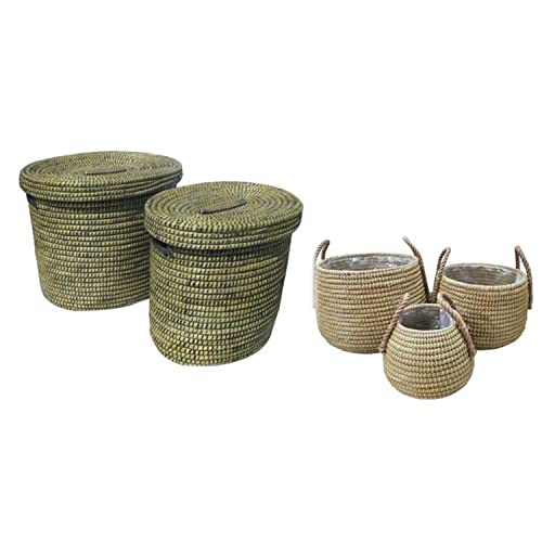 DKD Home Decor Körbe-Set, Standard von DKD Home Decor