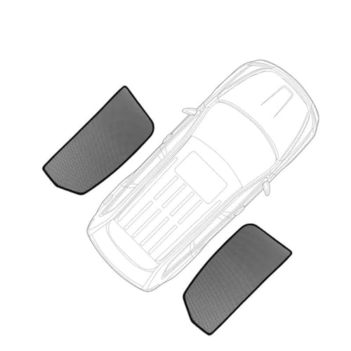 DKPMWD Auto-Sonnenschutz Für Civic 11th 2021 2022 Magnetischer Auto-Seitenfenster-Sonnenschutz Aus Netzstoff Universelle Auto-Sonnenschutz(2PCS Rear) von DKPMWD