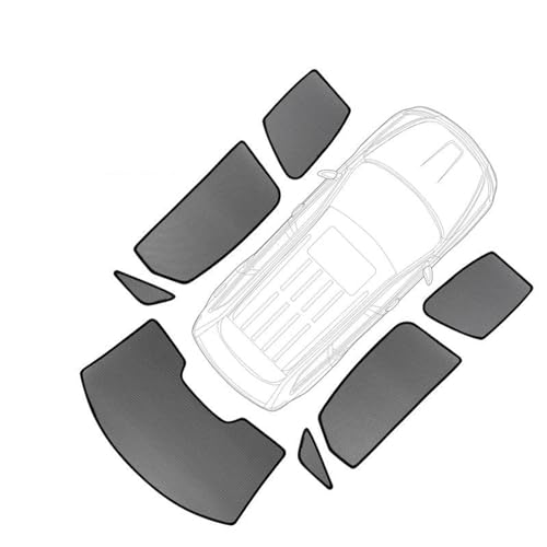 DKPMWD Auto-Sonnenschutz Für Civic 11th 2021 2022 Magnetischer Auto-Seitenfenster-Sonnenschutz Aus Netzstoff Universelle Auto-Sonnenschutz(7pcs) von DKPMWD