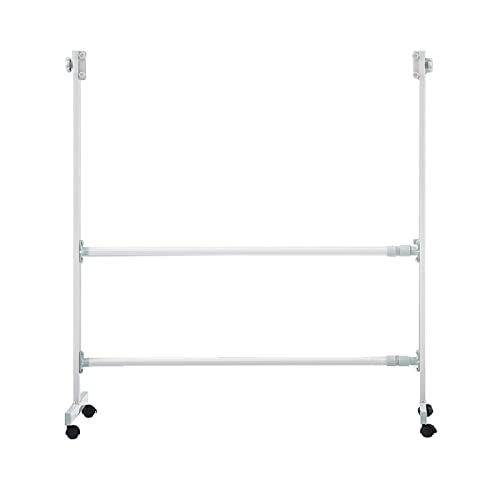 DLAZUM Rollbarer Whiteboard-Ständer aus Metall, große, tragbare Staffelei mit trocken abwischbarer Tafel und Rädern für Büro, Klassenzimmer und Zuhause, nur Ständer von DLAZUM