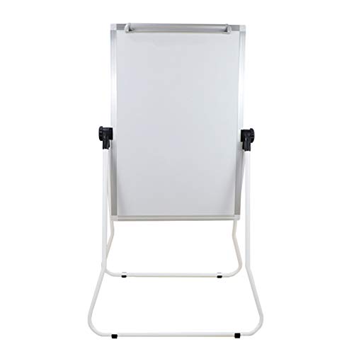 DLAZUM Whiteboard-Staffelei-Stil, trocken abwischbare Tafeln, doppelseitige Flipchart-Staffelei, gedreht und in der Höhe verstellbar, für Home-Office-Schule-Outdoor-Aktivitäten, 100 x 70 cm von DLAZUM