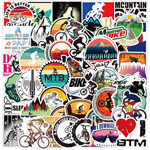 10/30/50 pcs Mountainbike-Aufkleber Laptop Gitarre Gepäck Skateboard Graffiti-Aufkleber Kinder Spielzeug-Fahrrad MTB 30pcs von DLKSH