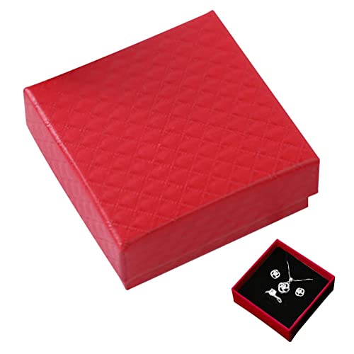 DMAIS Schmuckkästchen, Pappschwamm-Schmuck-Organizer, erfüllt Ihre Bedürfnisse, kleine Schmuckschatulle für Mädchen, exquisite Box für Halsketten, Ohrringe, Ringe, Armbänder, Frauen von DMAIS