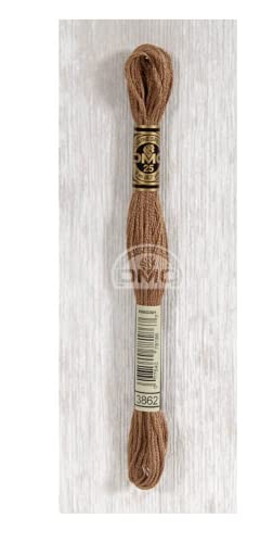 DMC 117MC-3862 Sticktwist, Cotton, 3862 Braun, 8 m, 8 meter DMC 117MC-3862 Sticktwist, Cotton, 3862 Braun, 8 m, 8 meter von DMC