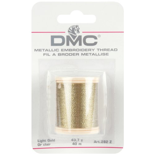 DMC 282Z Metallic-Stickgarn, 43 m, helles Gold von DMC