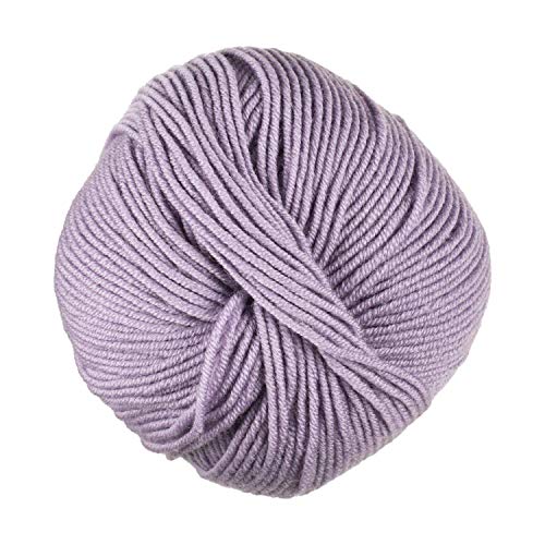 DMC 488-062 Woolly Garn Farbe 062, Wolle, Hellviolett, 12 x 12 x 7 cm, 50 von DMC